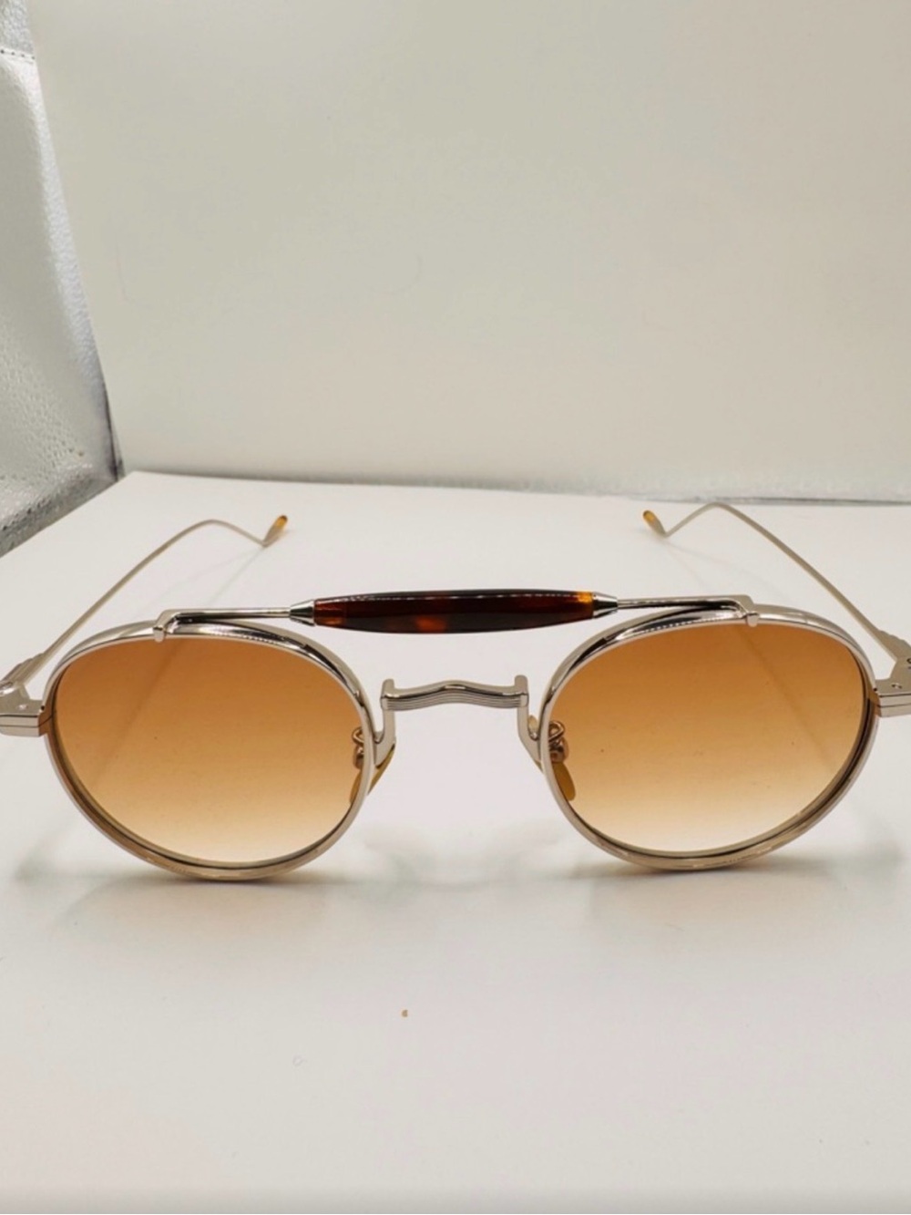 Jacque Marie Dason Aviator Sunglasses Brown Gradient Lenses* Limited Edition